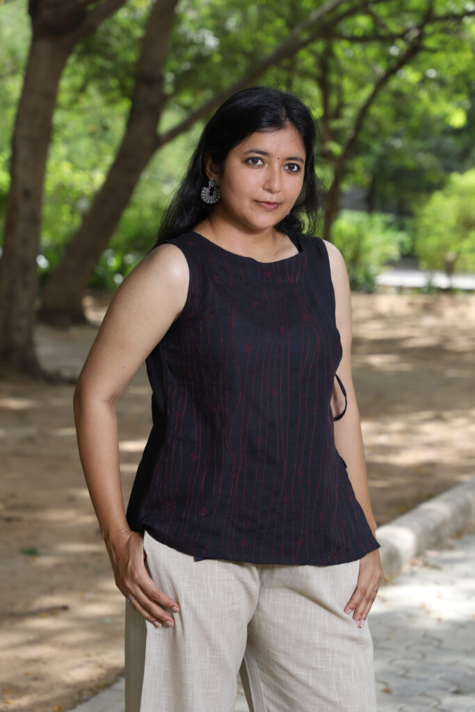 Angrakha-Top- charcoal