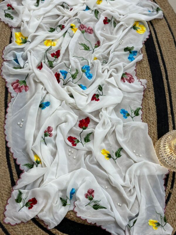 Pure georgette dupatta