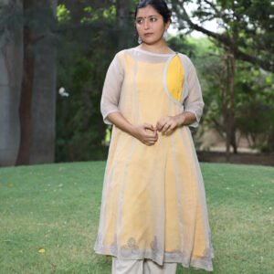 Gulnar Layered Angrakha Suit Set