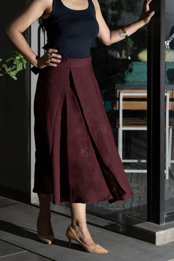 Tango Flared Wrap-Around Skirt